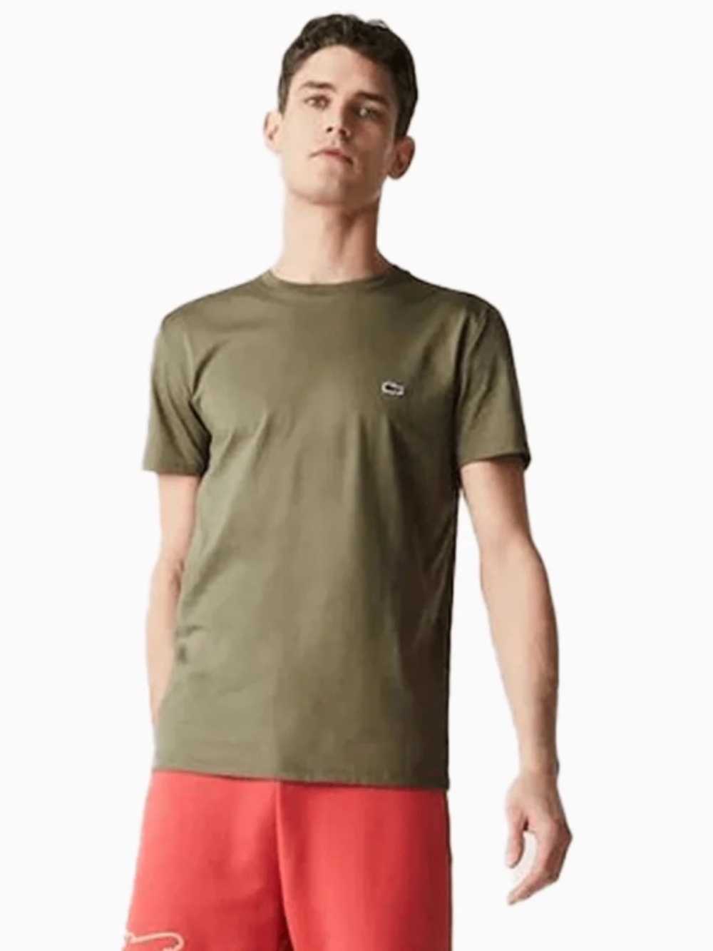 Lacoste Men's Crew-Neck Pima Cotton Jersey T-Shirt